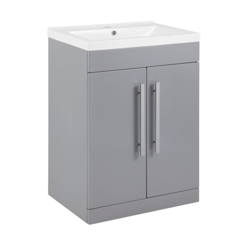 SP Avalon 2 Door Grey Basin Unit – 600mm