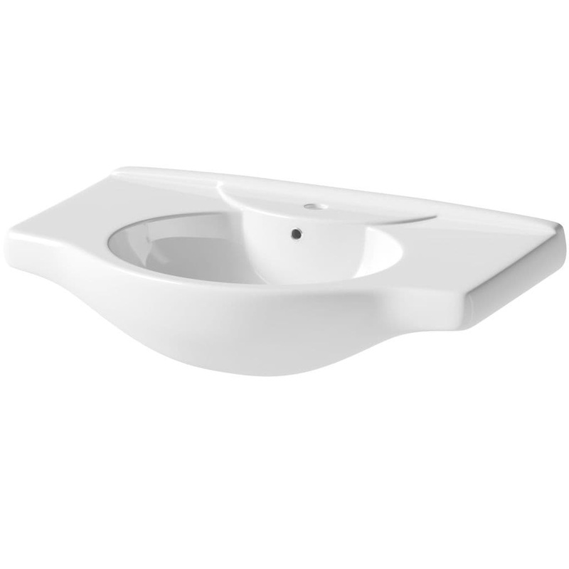 SP Cloakroom Collection Vanity Unit Basin 750mm – W: 750mm H: 190mm D: 490mm