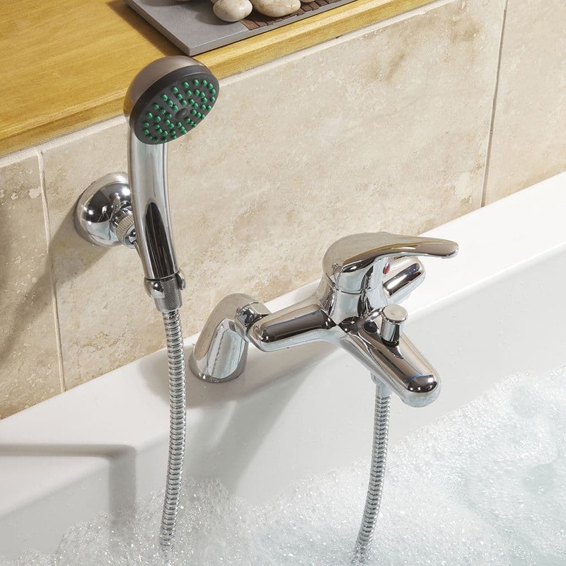 SP Eden Bath Shower Mixer Tap – W: 220mm H: 144mm D: 195mm