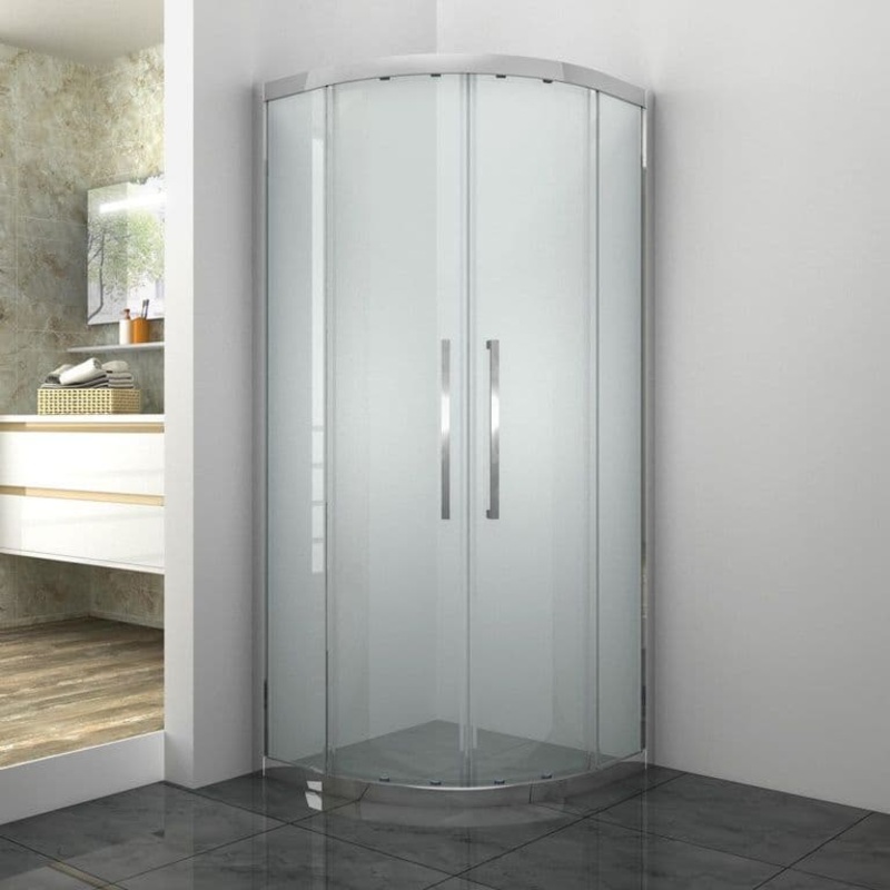 SP Kinder Twin Sliding Door Quadrant Shower Enclosure – 1200 x 900 x 1850mm