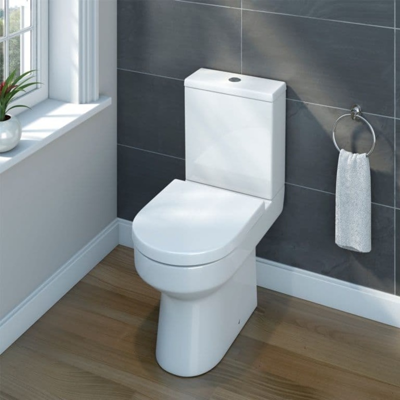 SP Pure One Box Toilet, Seat and Cistern – W: 365mm H: 740mm D: 670mm