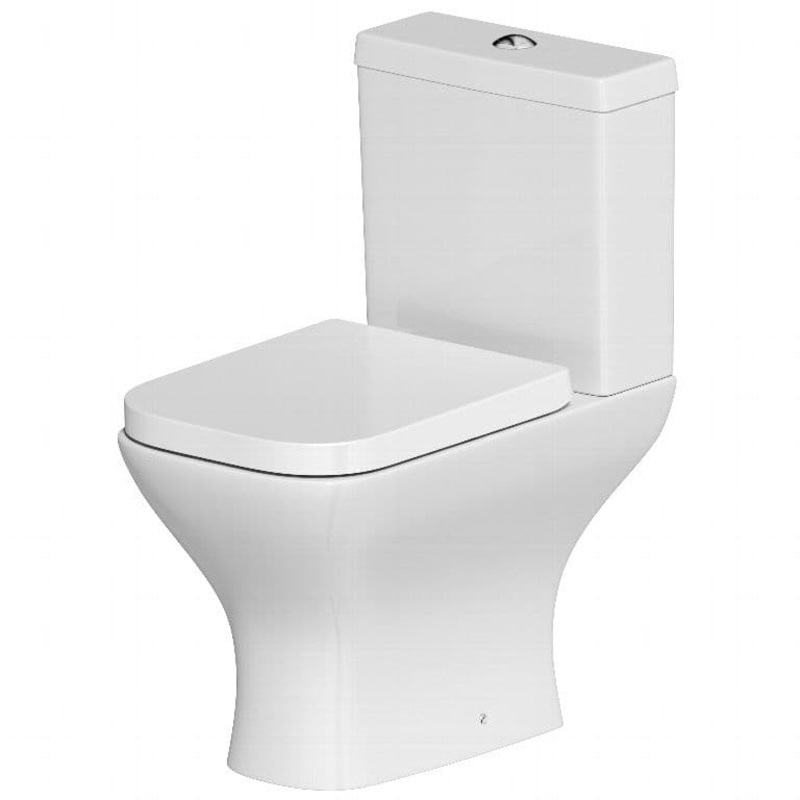 SP Space Saver One Box Square Toilet, Seat and Cistern – W: 365mm H: 780mm D: 610mm
