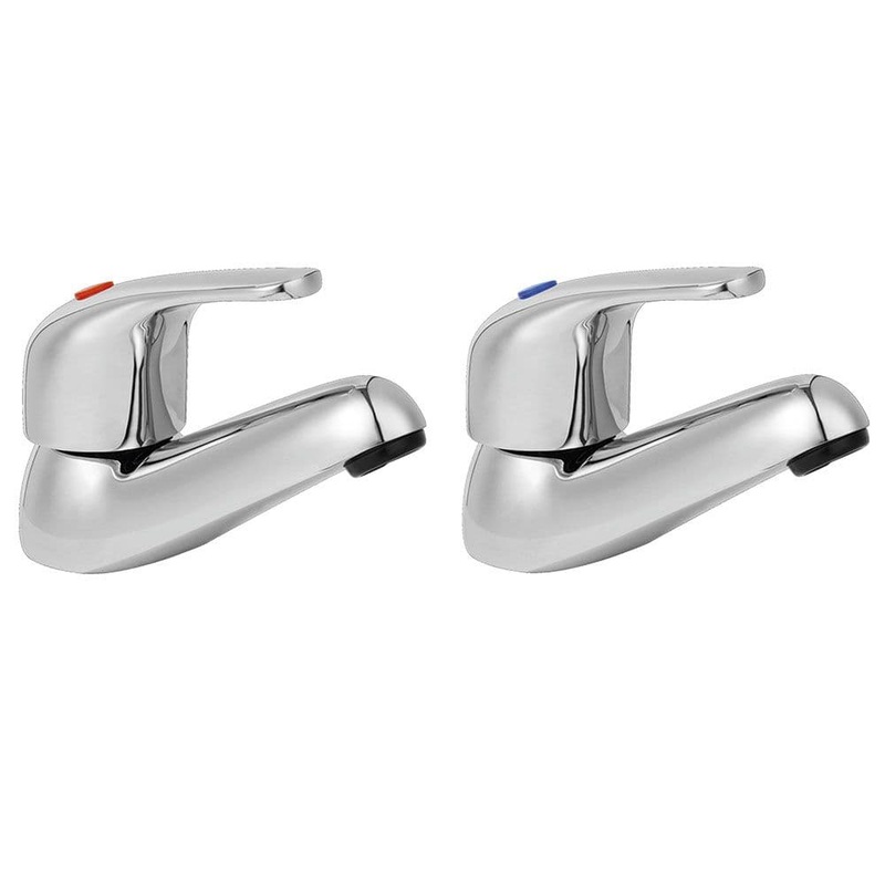 SupaPlumb Eiger Bath Taps – W: 50mm H: 84mm D: 129mm