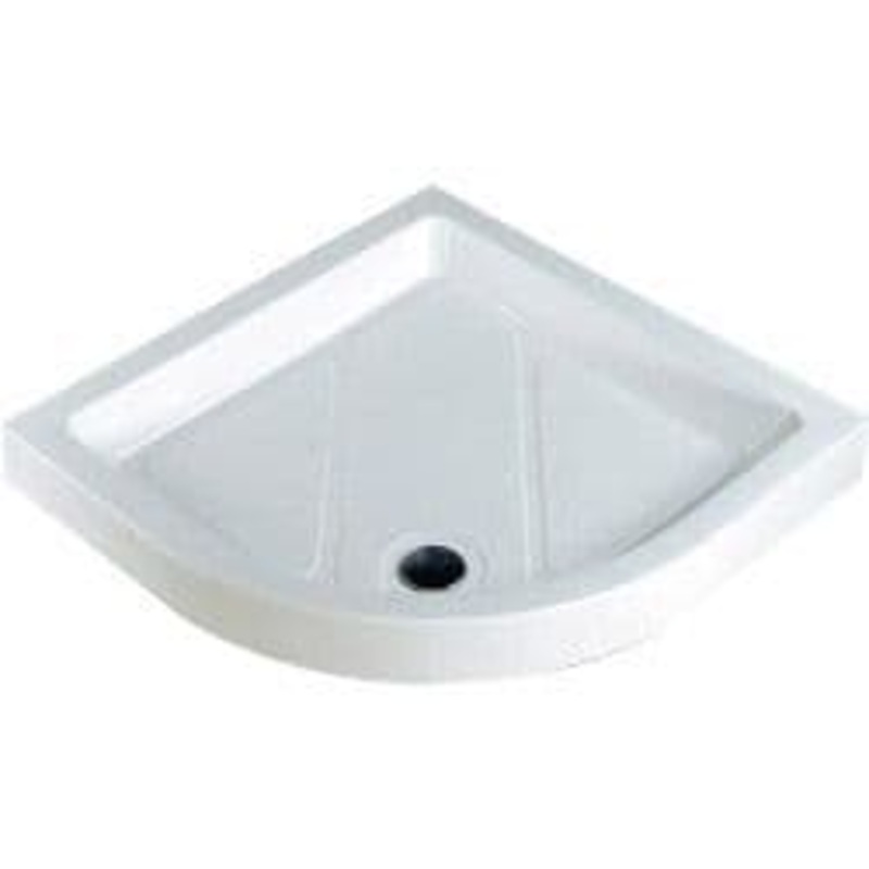 SupaPlumb High Wall ABS Cap Quad Stone Resin Shower Tray – 800mm x 800mm x 80mm