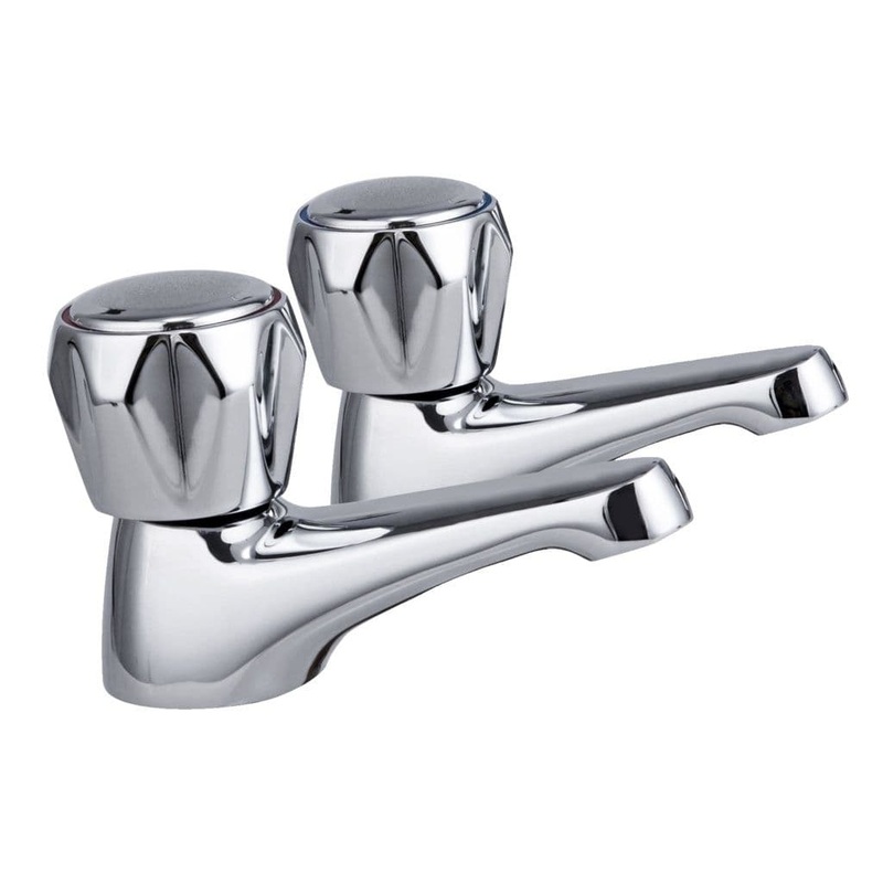 SupaPlumb Jura Bath Taps – H: 74mm D:119mm Diameter: 51mm