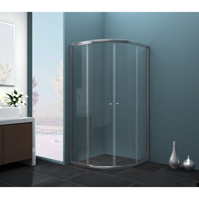 SupaPlumb Twin Sliding Quadrant Door – 800mm x 800mm