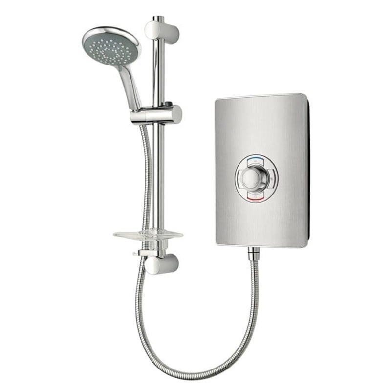Triton Collection II 9.5kw Electric Shower – Brushed Steel