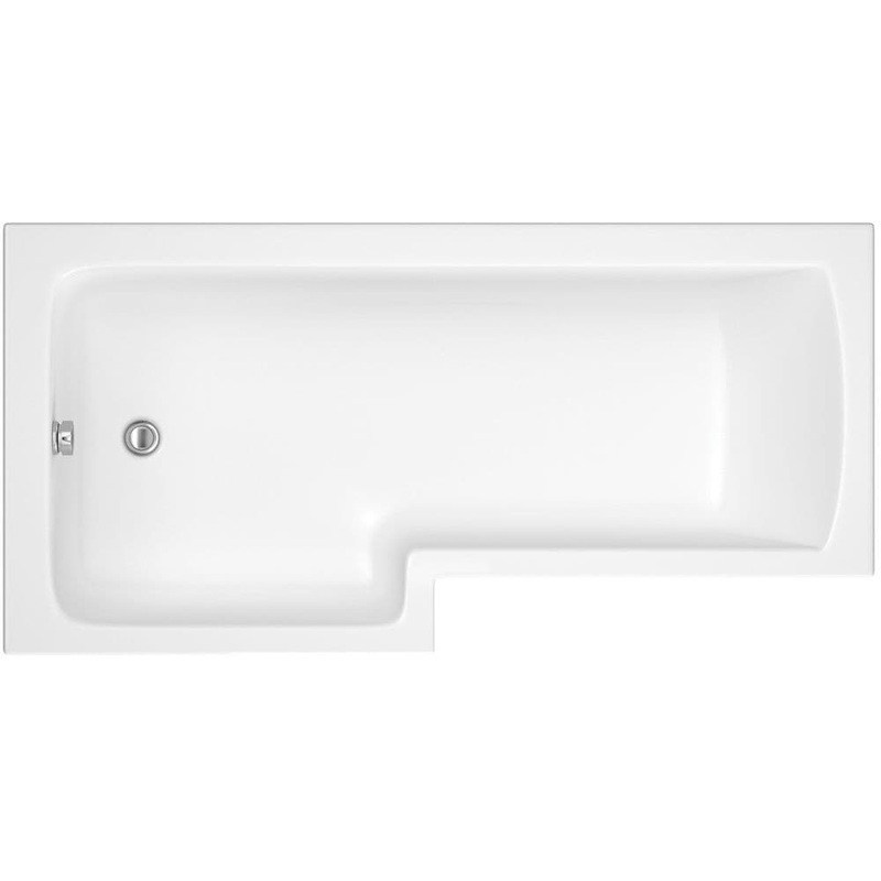Trojan Solarna L Shape Shower Bath – LH 1700 x 850 x 700mm
