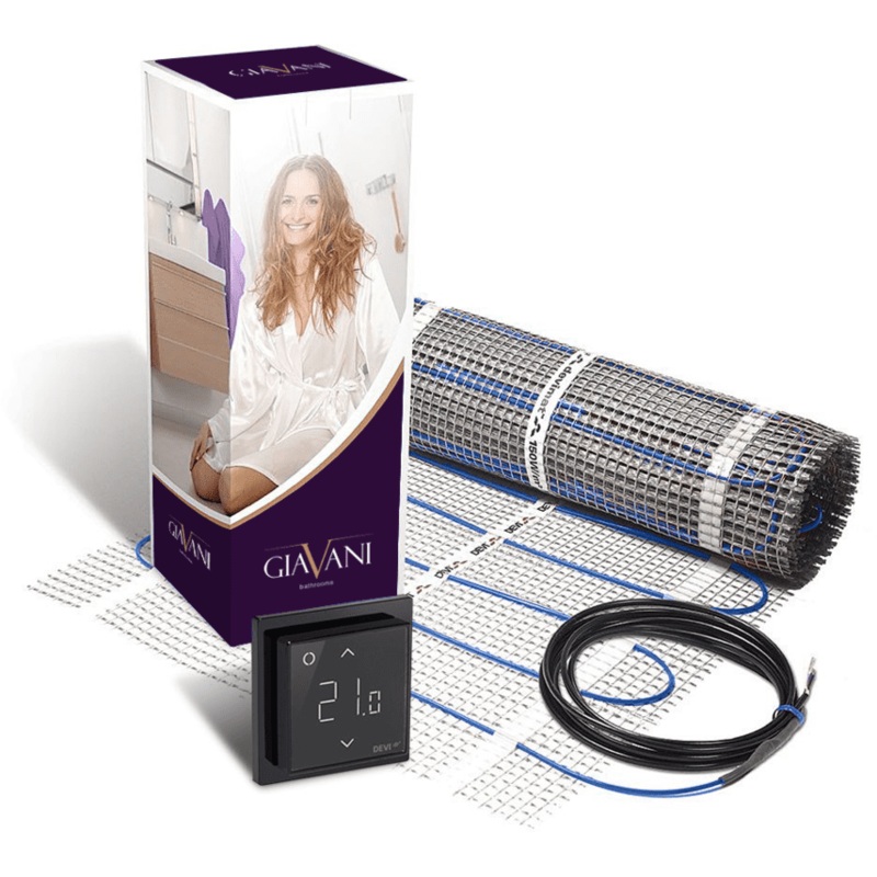 Giavani Underfloor Heating Mat – 200W – 3.0M2