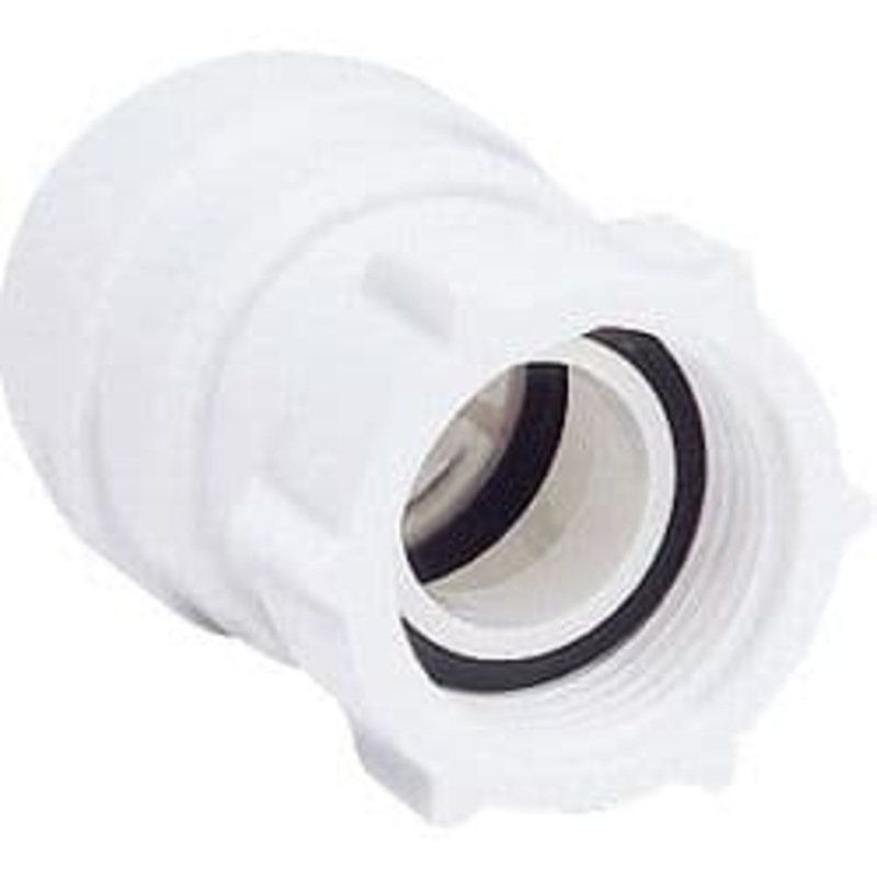 JG Speedfit Female Coupler Tap Connector – White – 15mm x 3/4 bsp Pack 5