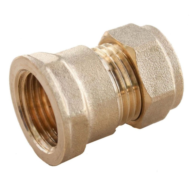 Oracstar Compression Straight Connector – Female – 15mm x 1/2 FI
