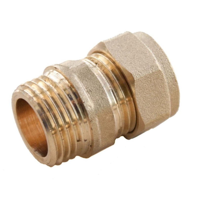 Oracstar Compression Straight Connector – Male – 15mm x 1/2 MI