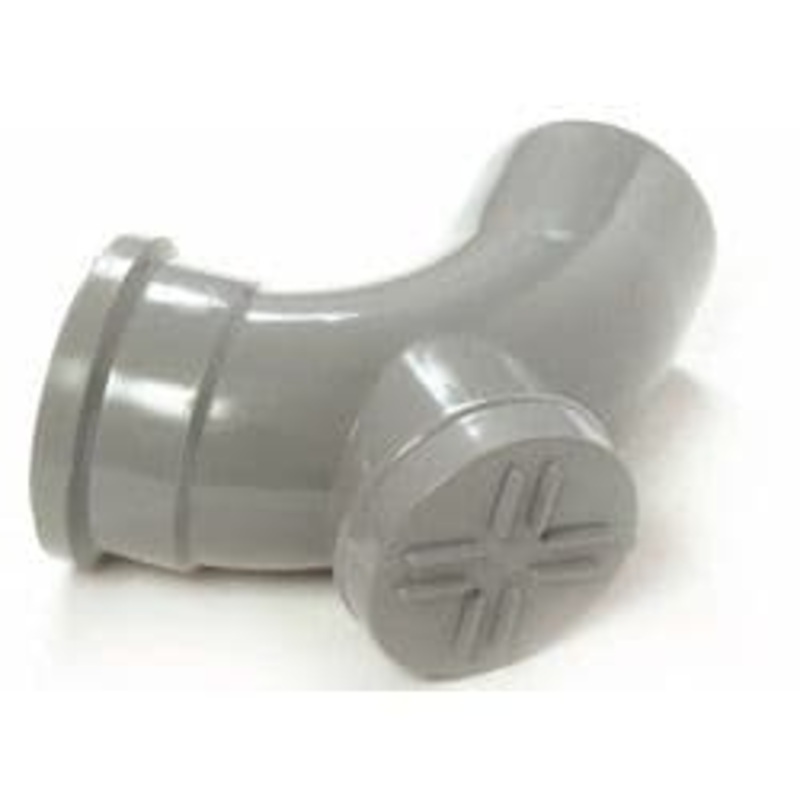 Polypipe Access Bend 92 1/2 Degrees – 4/110mm Black