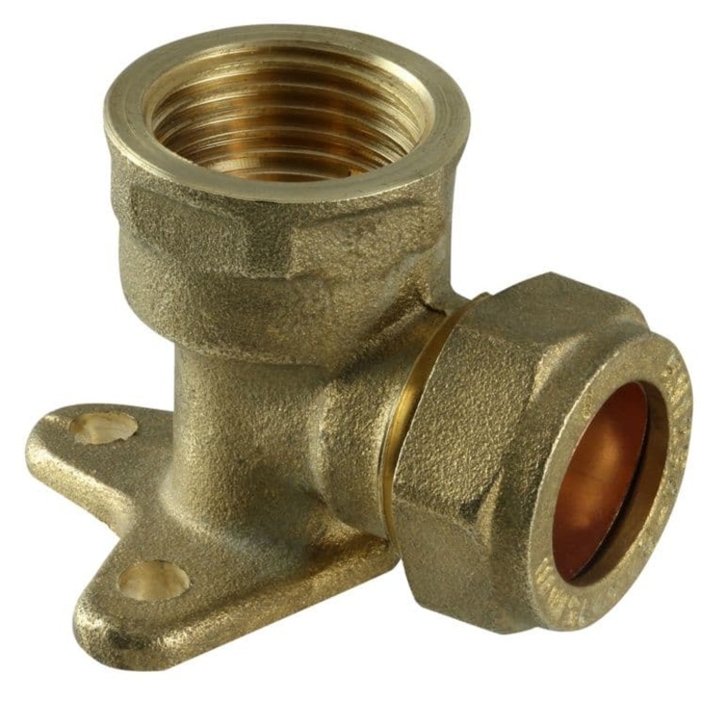 Securplumb Garden Tap Wall Plate Elbow – 15×1/2