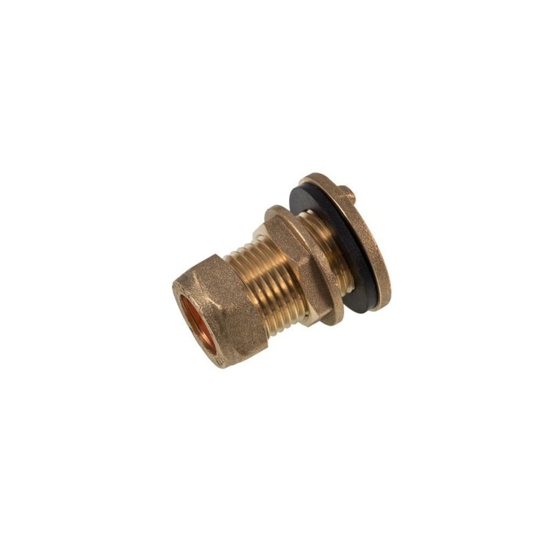 Securplumb WRAS Flanged Tank Connector – 15mm