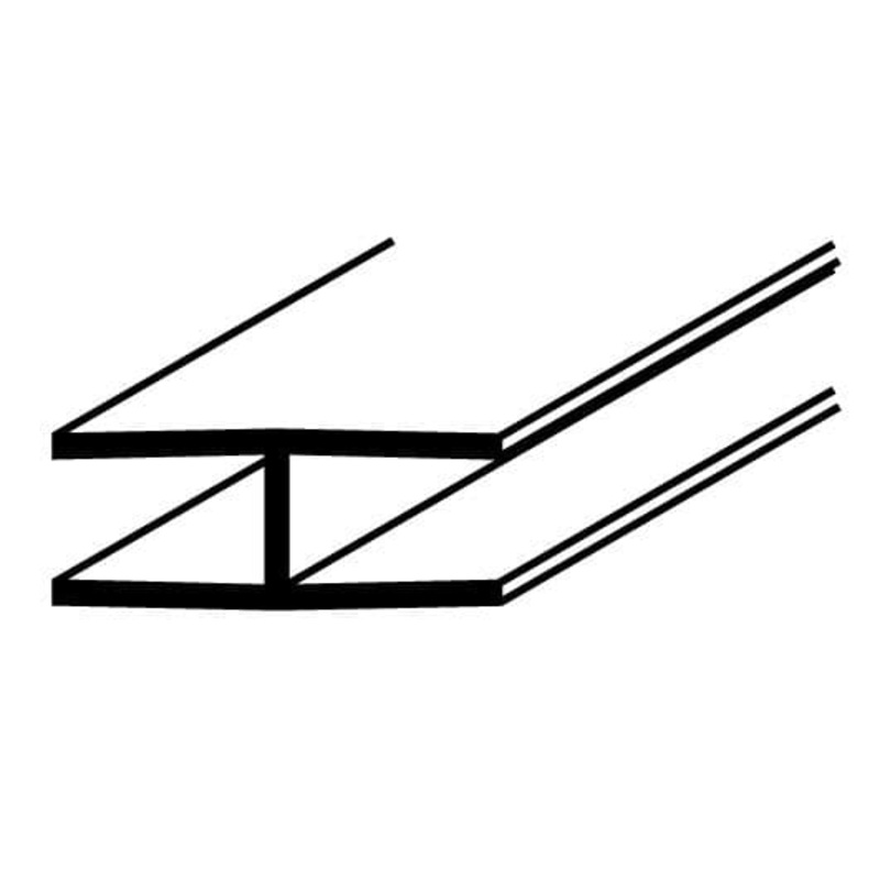 Easyfix H Section White S – 6mm x 8ft