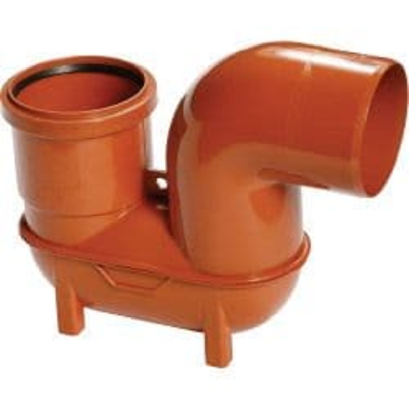 Polypipe Lowback ‘P’ Trap (Spigot Outlet/Socket Inlet) – 4/110mm