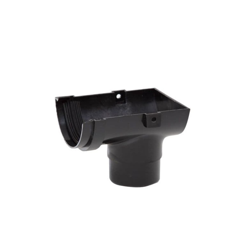 Polypipe Mini H/R Gutter Stop End 75mm – Black