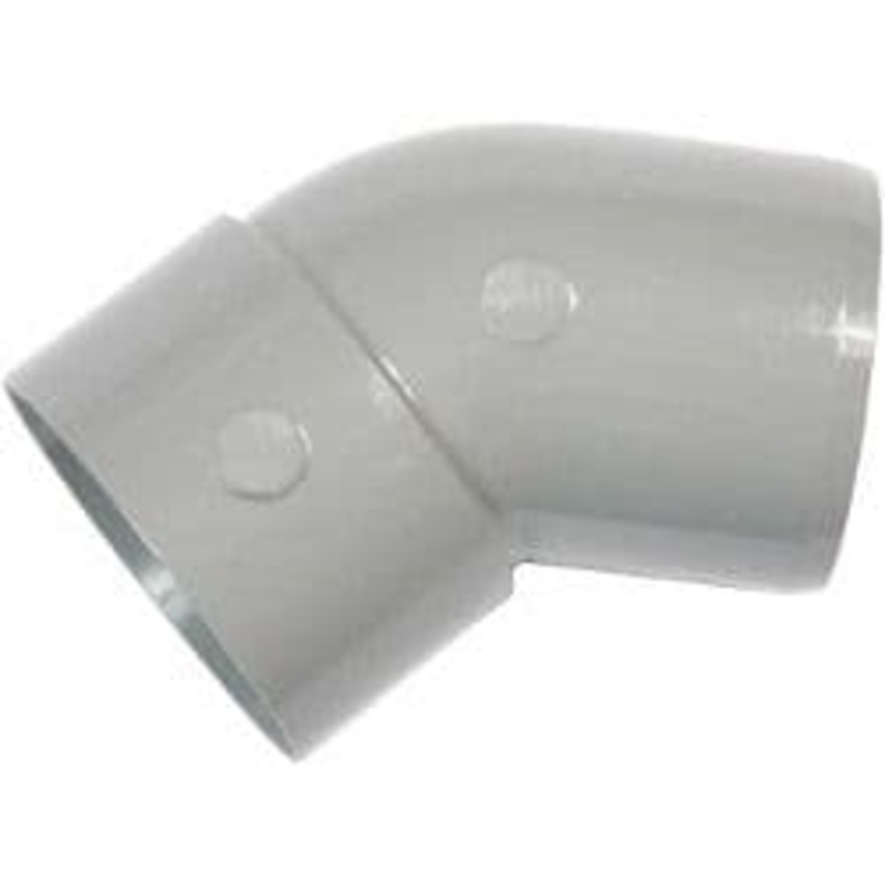 Polypipe Offset Bend 135 Degrees – 4/110mm Black SIngle Socket