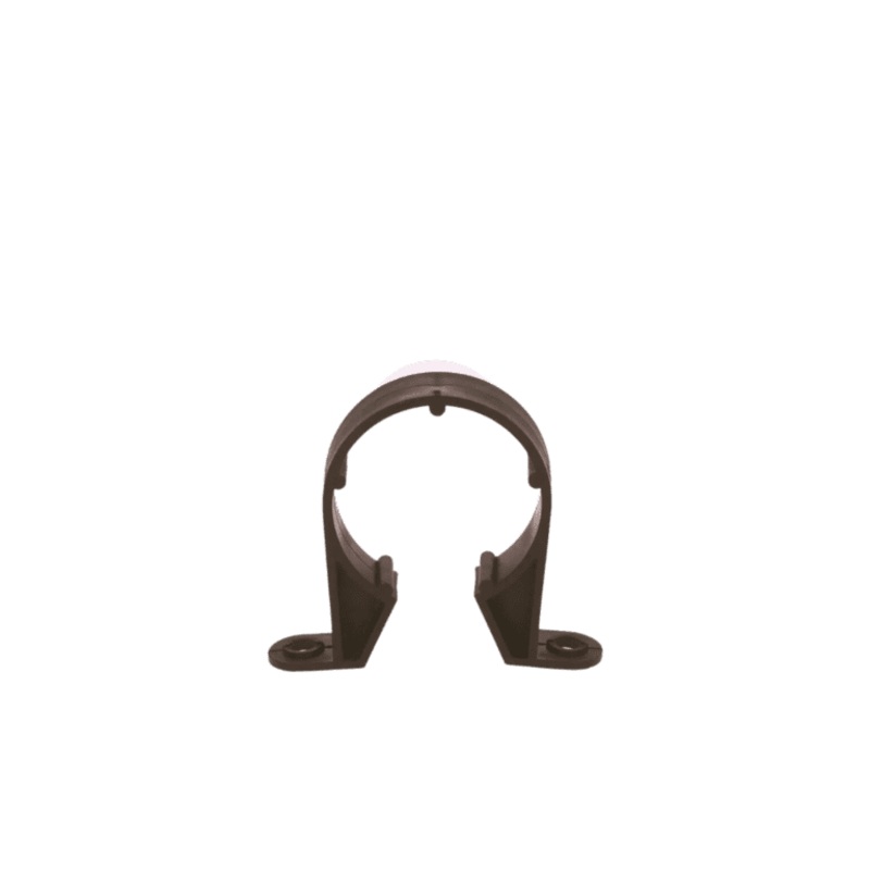 Polypipe Pipe Clips (Plastic) – 4/110mm Black