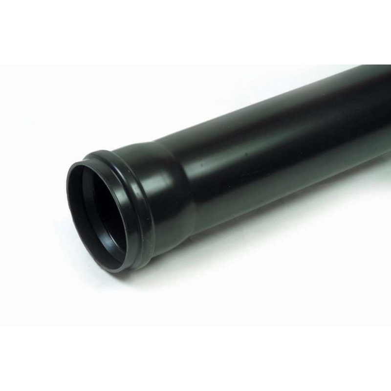 Polypipe Soil Pipe – 3m Black