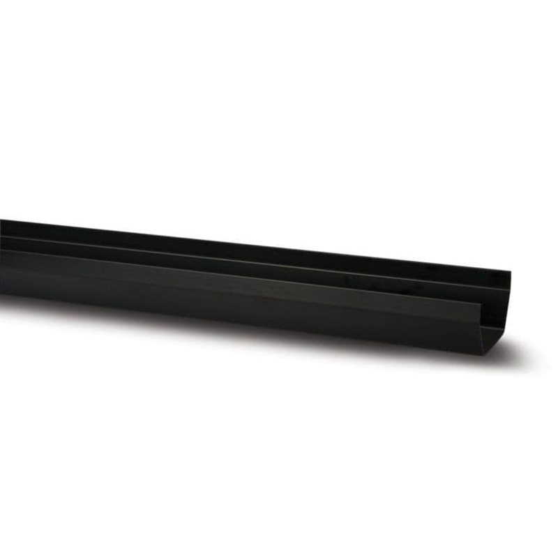 Polypipe Square Gutter – 4m Black