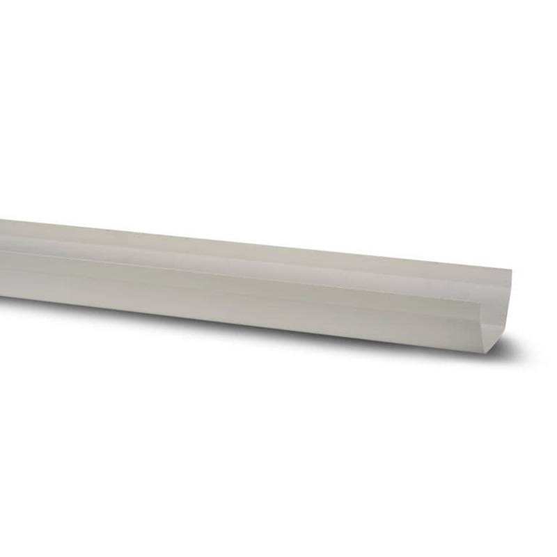 Polypipe Square Gutter – 4m White