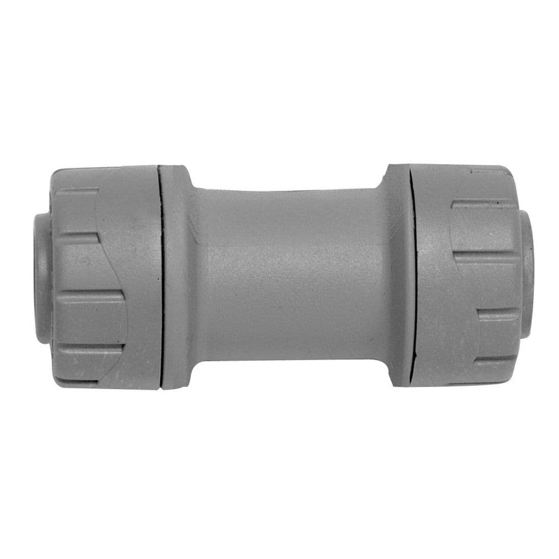 Polyplumb 15mm Straight Coupler Grey – PPM015