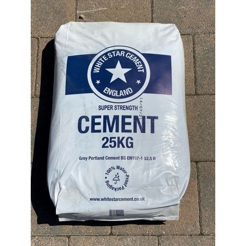 Whitestar Cement Water Resistant Bag – 25kg