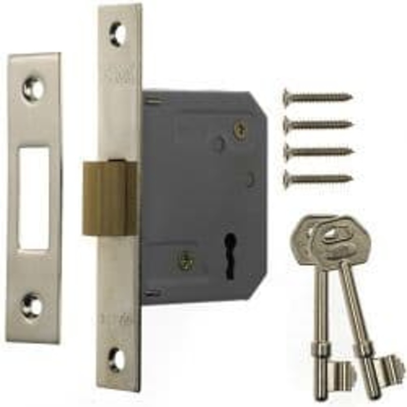 Era 3 Lever Mortice Deadlock 63mm – Finish: Brass Effect