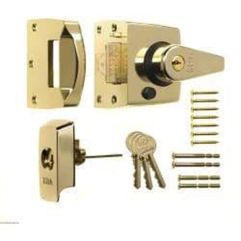 Era BS High Security Nightlatch 60mm – Finish: Brass Effect
