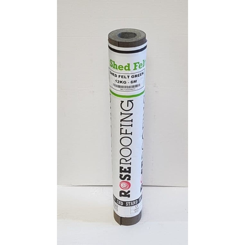 Rose Roofing Green Shed Felt – 6m 12kg