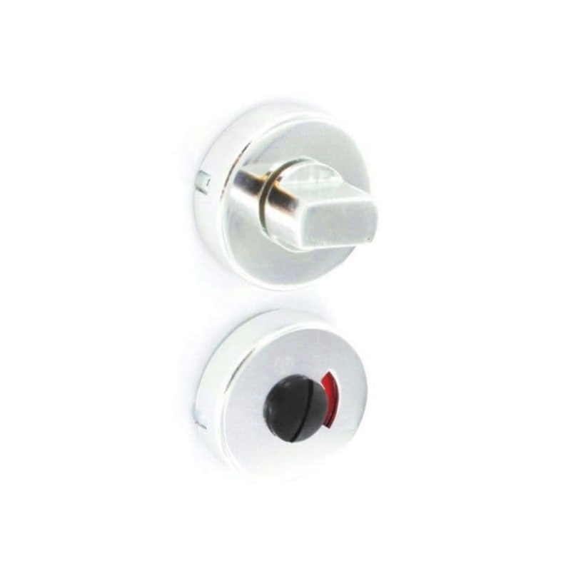 Securit Aluminium Bath Thumb Turn Lock – 50mm – Pack of 2