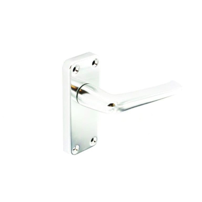 Securit Aluminium Latch Handles Bradford (Pair) – 100mm