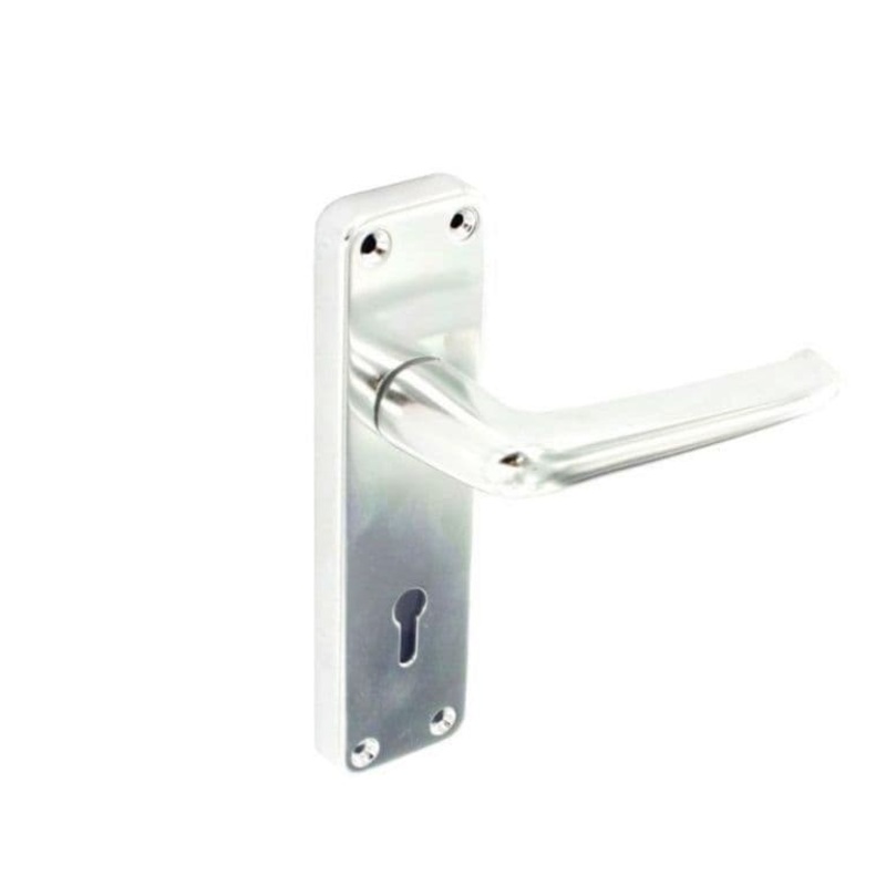 Securit Aluminium Lock Handles Bradford (Pair) – 150mm