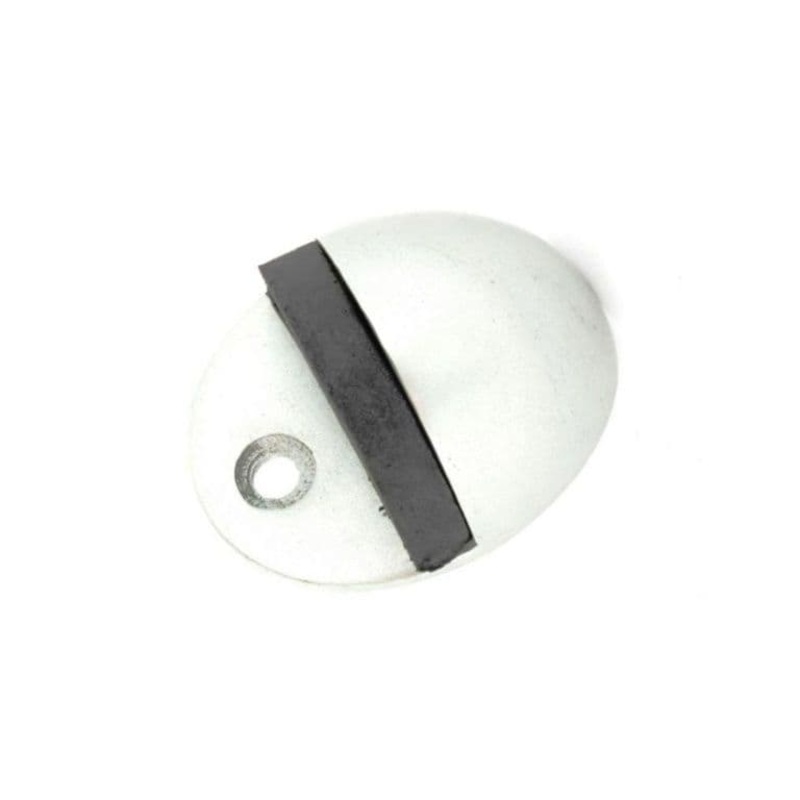 Securit Aluminium Oval Door Stop – 50mm