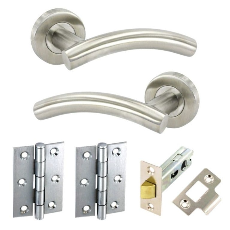 Securit Arc Latch Door – Stainless Steel