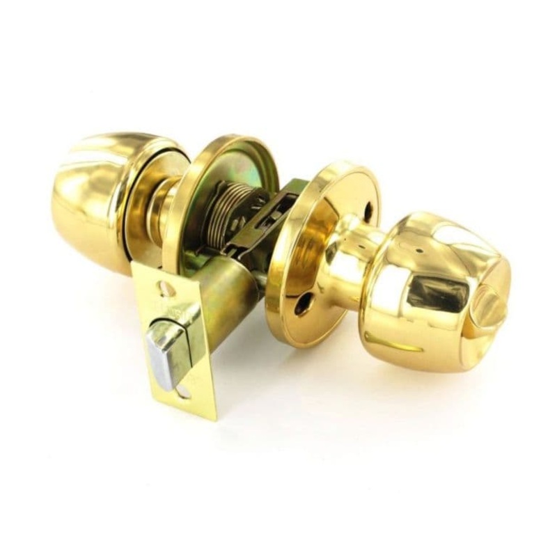 Securit Brass Privacy Knob Set – 60mm/70mm