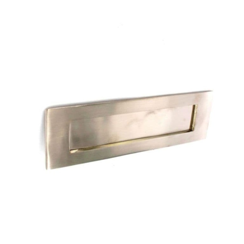 Securit Brushed Nickel Letter Plate – 250mm