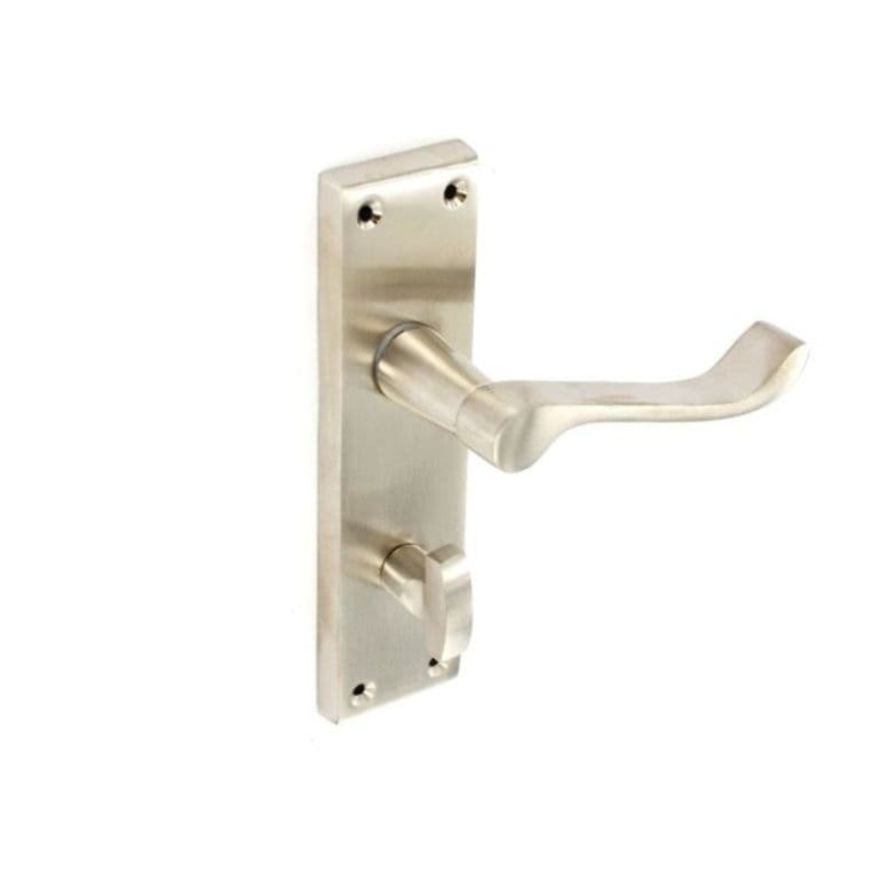 Securit Brushed Nickel Scroll Bath Handles (1 Pair) – 150mm