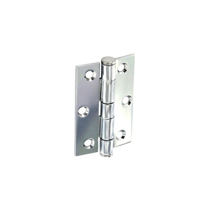 Securit Button Tip Butt Hinges – 75mm PCP