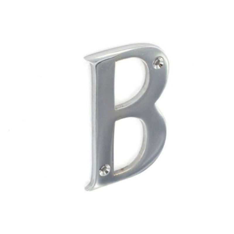 Securit Chrome Letter 75mm – B