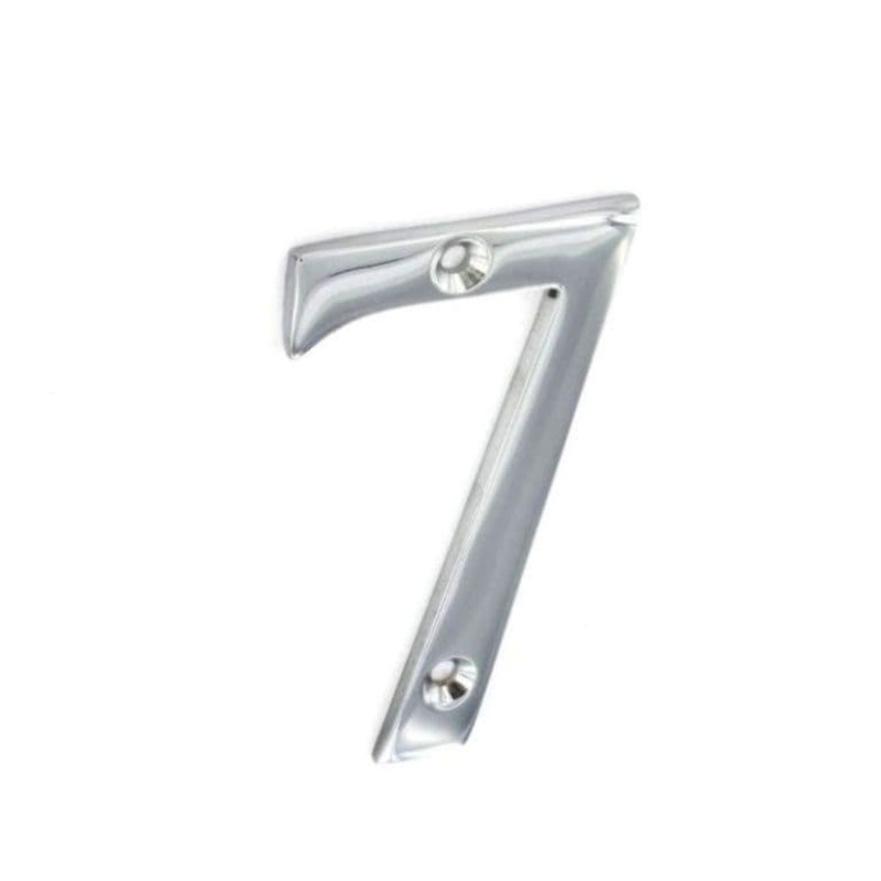 Securit Chrome Numeral 75mm – 7