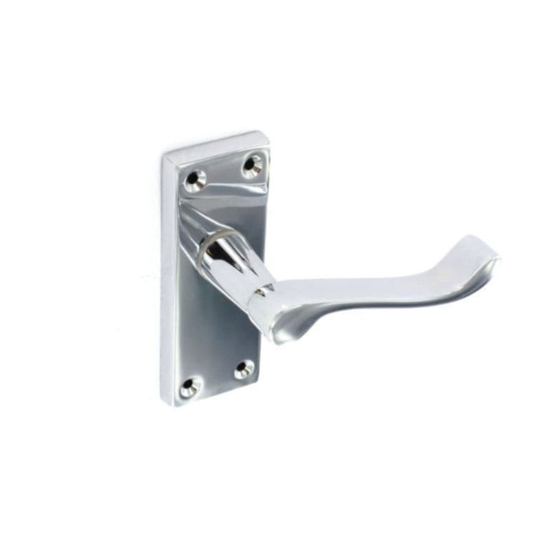 Securit Chrome Scroll Latch Handles (Pair) – 105mm