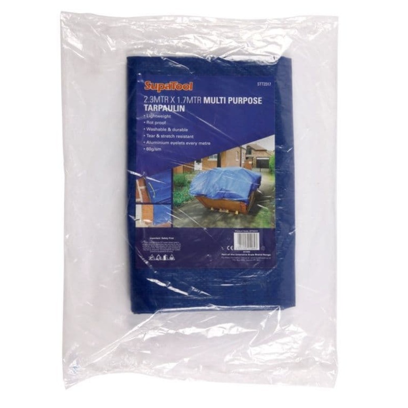 SupaTool Tarpaulin – 2.3m x 1.7m
