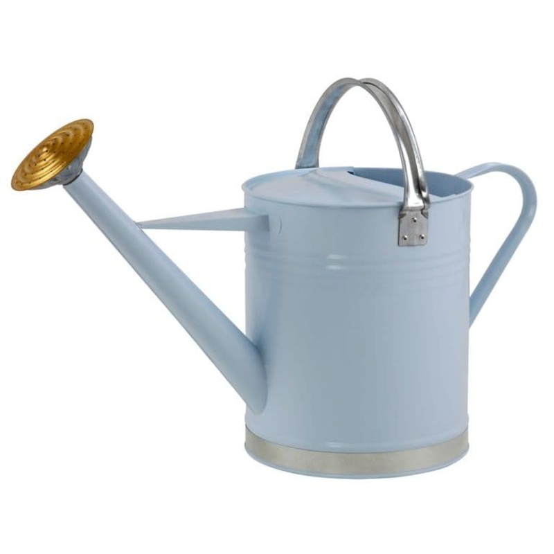 Ambassador Metal Watering Can – Blue 2 Gallon