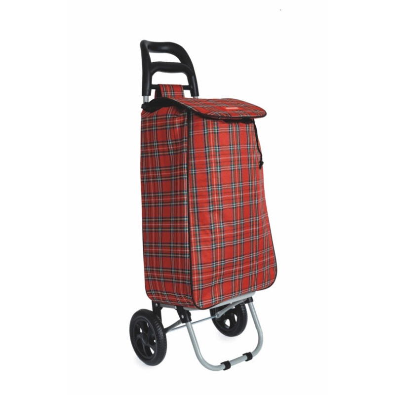 Casa & Casa 2 Wheel Shopping Trolley – Tartan
