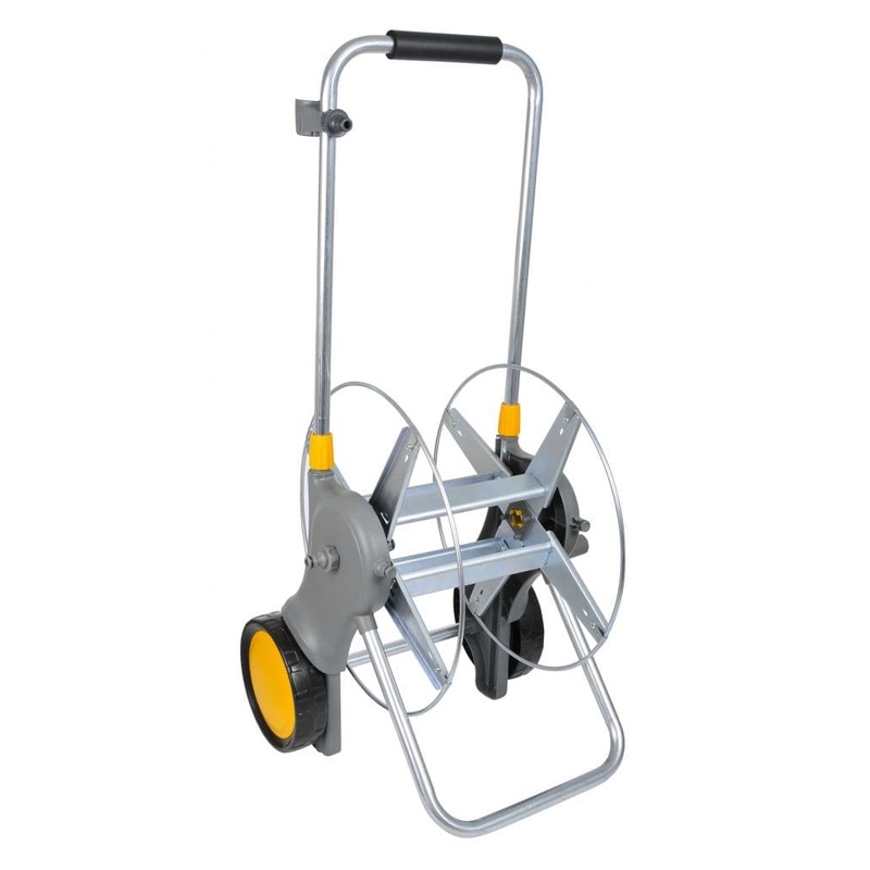 Hozelock Assembled Metal Hose Cart – 90m