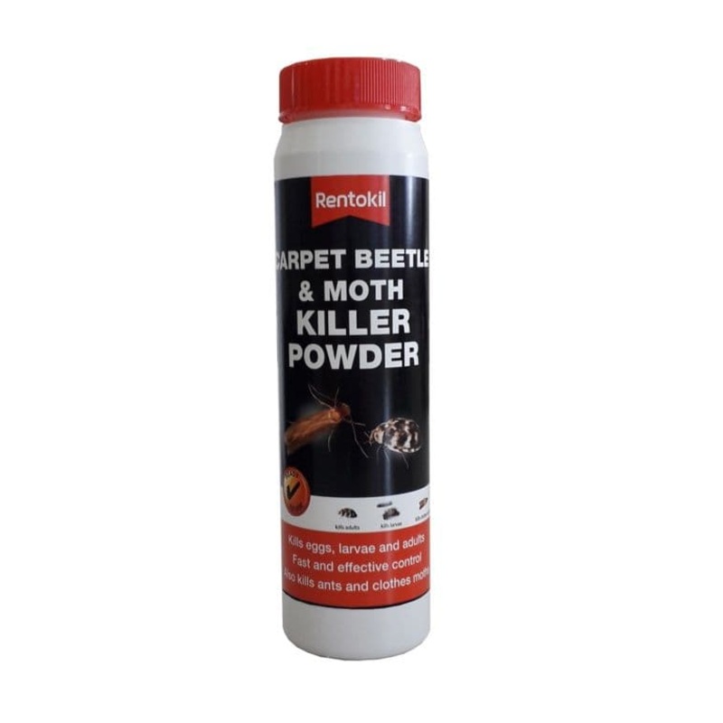 Rentokil Carpet Beetle & Moth Killer Powder – 150g