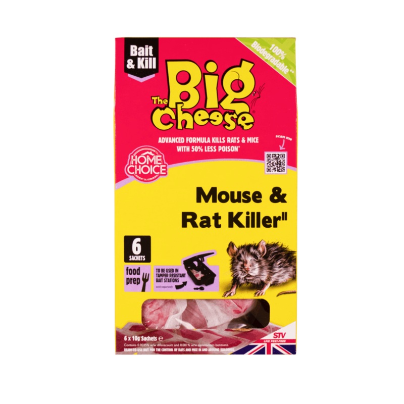 The Big Cheese Rat & Mouse Killer – Pack 6
